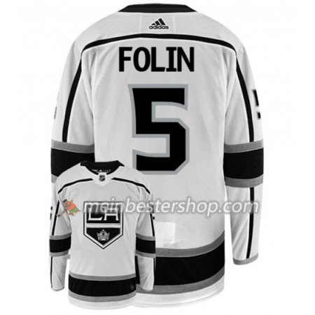 Los Angeles Kings CHRISTIAN FOLIN 5 Adidas Weiß Trikot Authentic - Herren Los Angeles Kings CHRISTIAN FOLIN 5 Adidas Weiß Trikot Authentic - Herren